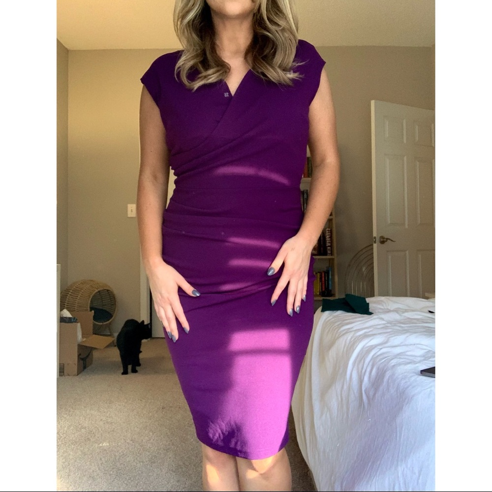 Miusol purple professional dress